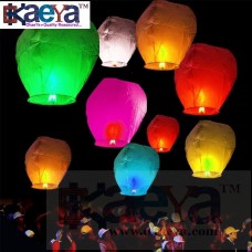 OkaeYa SKY LANTERN PAPER LAMP LIGHT WITH CANDLE LIGHT skylantern min 25 pcs